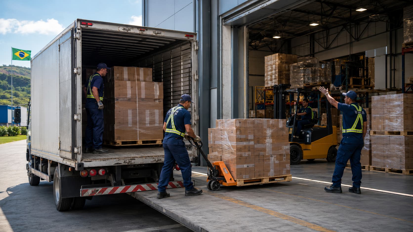 Terceirização de operadores logísticos para reduzir o tempo de carga 